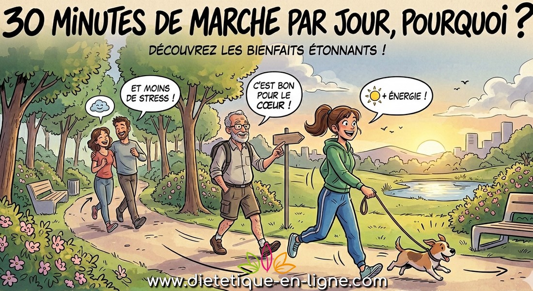 30 minutes de marche par jour, pourquoi ?