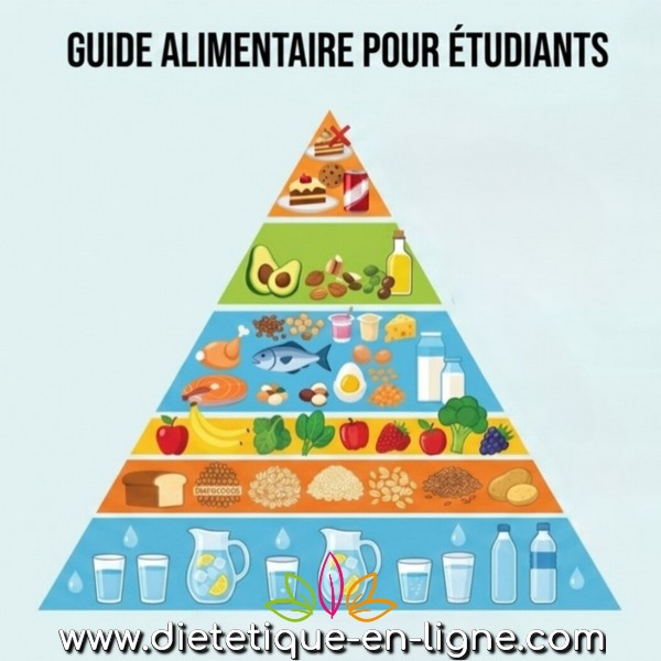 L'alimentation des étudiants pyramide - Diététique En Ligne - C. Bertossa