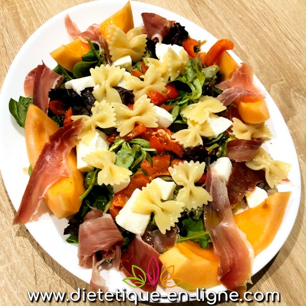 Salade de Parme : Melon Jambon Cru - Diététique En Ligne