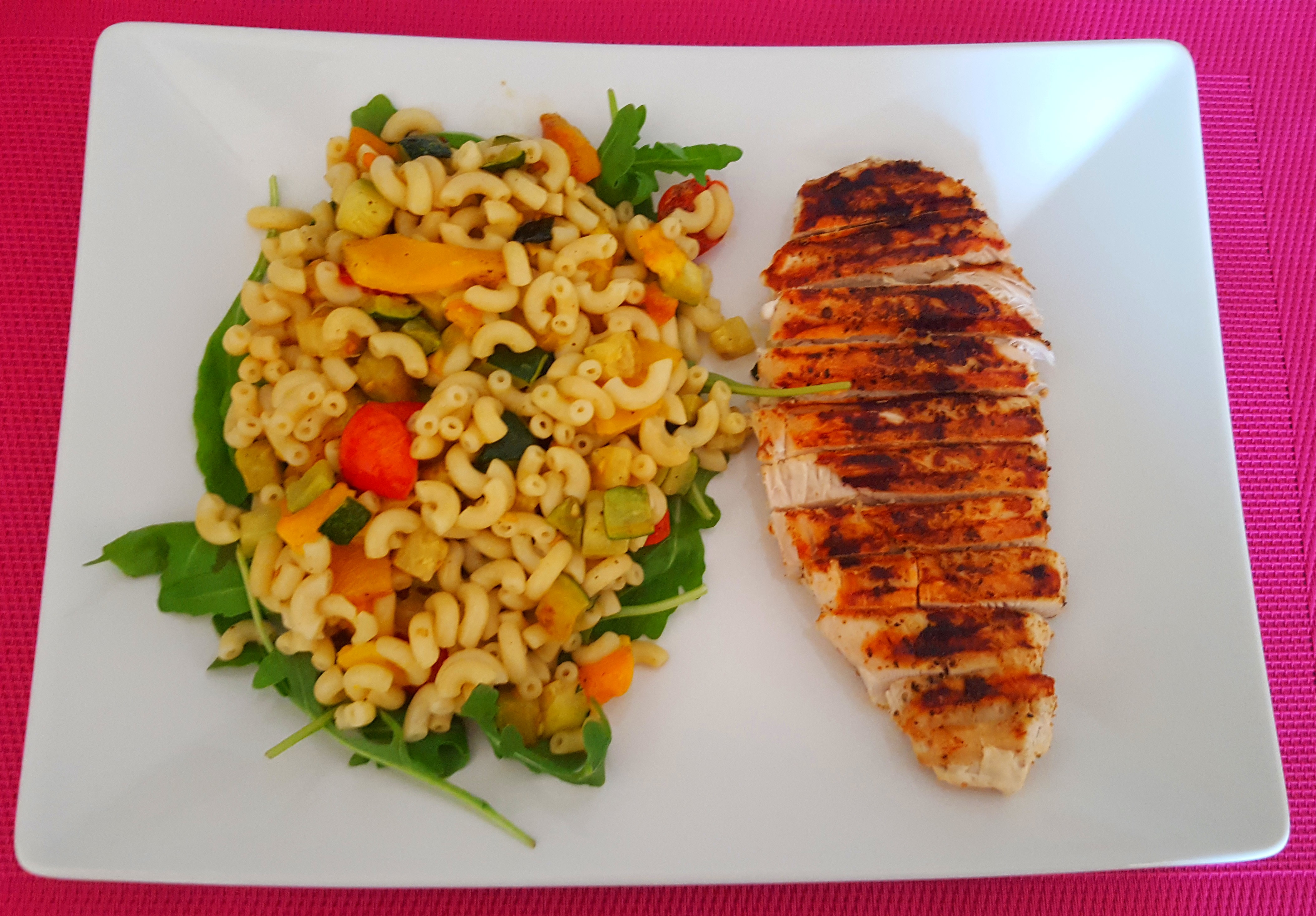 Salade de pâtes aux légumes grillés 3