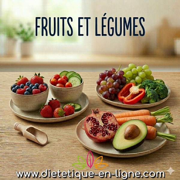 Les 7 familles d'aliments (Groupes) - Diététique En Ligne - Les fruits et Légumes