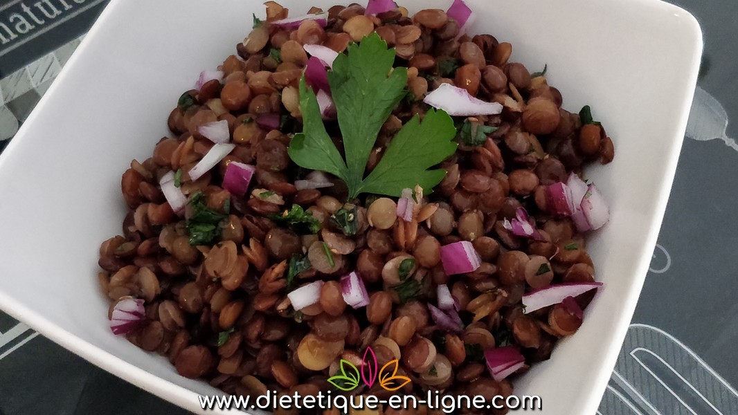 Recette salade de lentilles