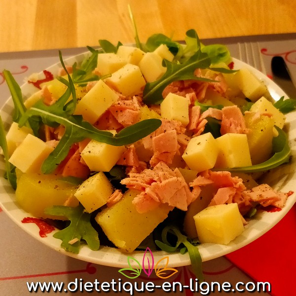 Recette Salade Parisienne (Pommes de Terre) - Diététique En Ligne