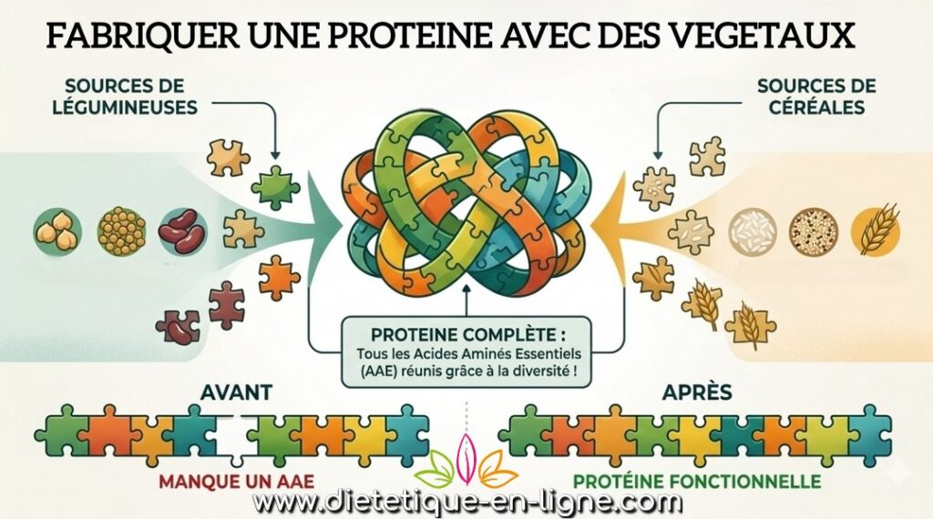 Complémentarité des protéines ~ www.dietetique-en-ligne.com