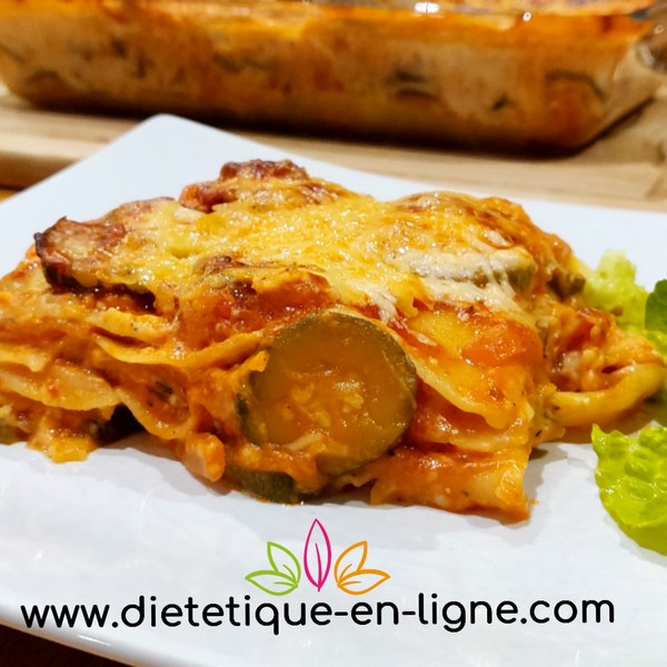 Lasagnes Courgette Chèvre - Végétarien - Diététique En Ligne