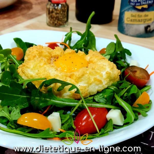 Œuf nuage - Cloud Egg - Recette - Diététique En Ligne
