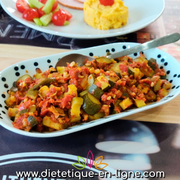 Courgettes à la Provençale - Recette - Diététique En Ligne
