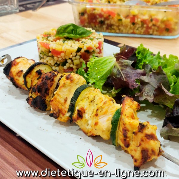 Brochettes à la Provençale - Marinade -  Diététique En Ligne