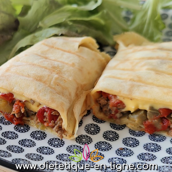 Crêpes Garnies à la Viande Hachée - Recette - Diététique En Ligne