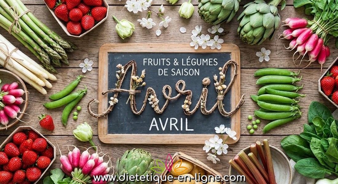 Fruits et Légumes de Saison Avril - Diététique En Ligne