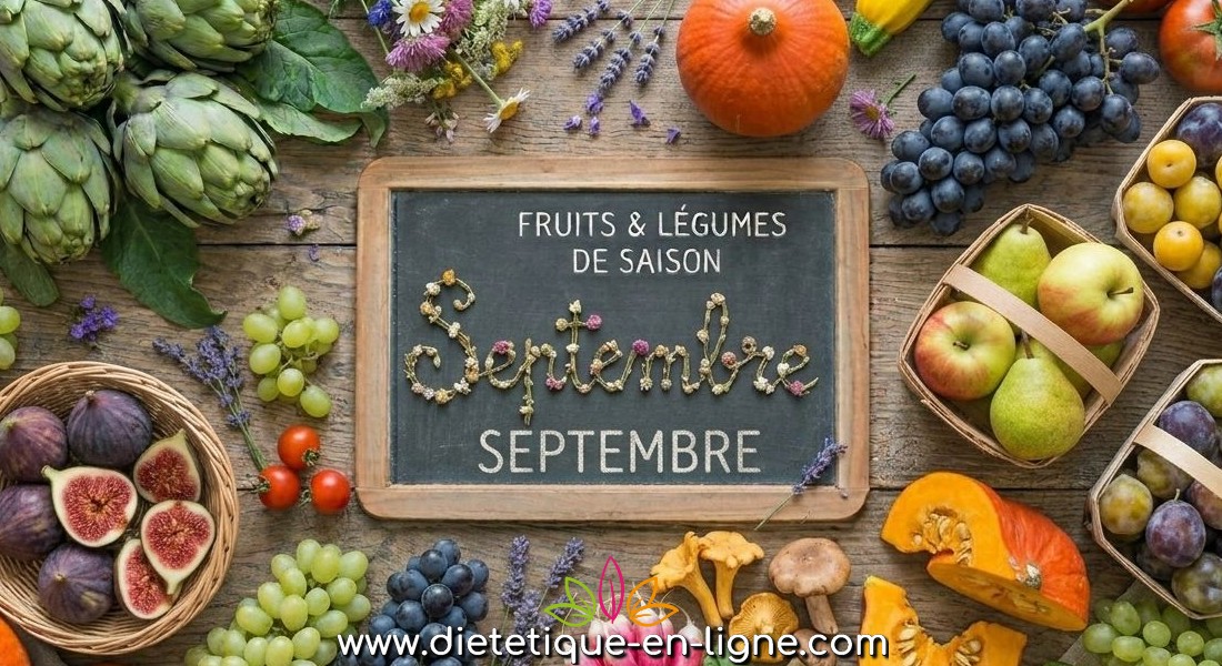 fruits et légumes de saison septembre Diététique En Ligne