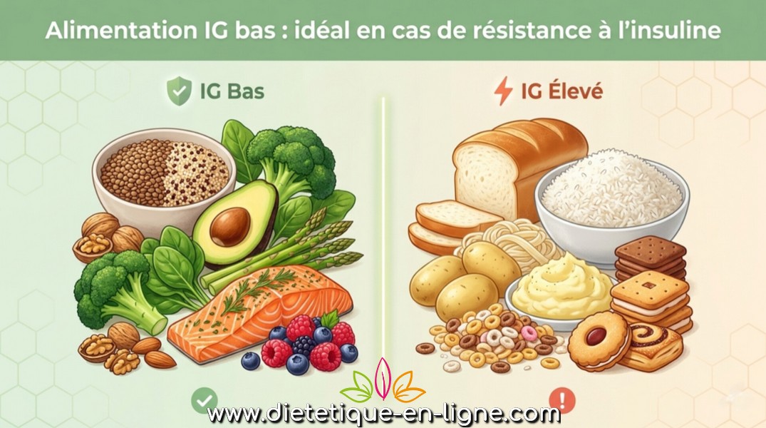 Résistance à l’insuline & Perte de poids - Diététique en Ligne