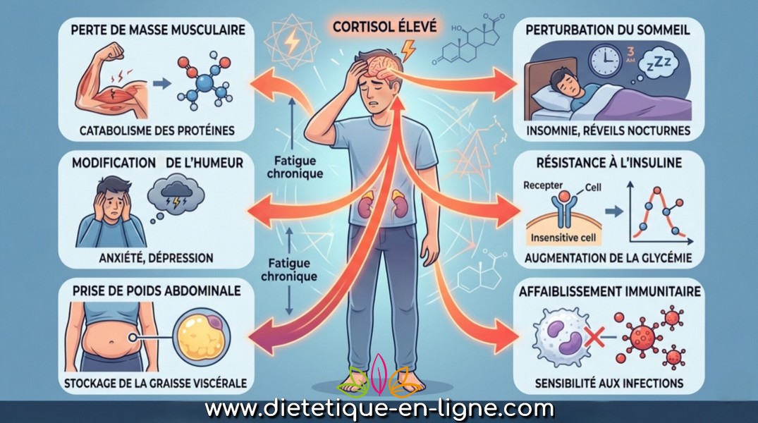 Cortisol élevé : quelles conséquences sur votre poids ?