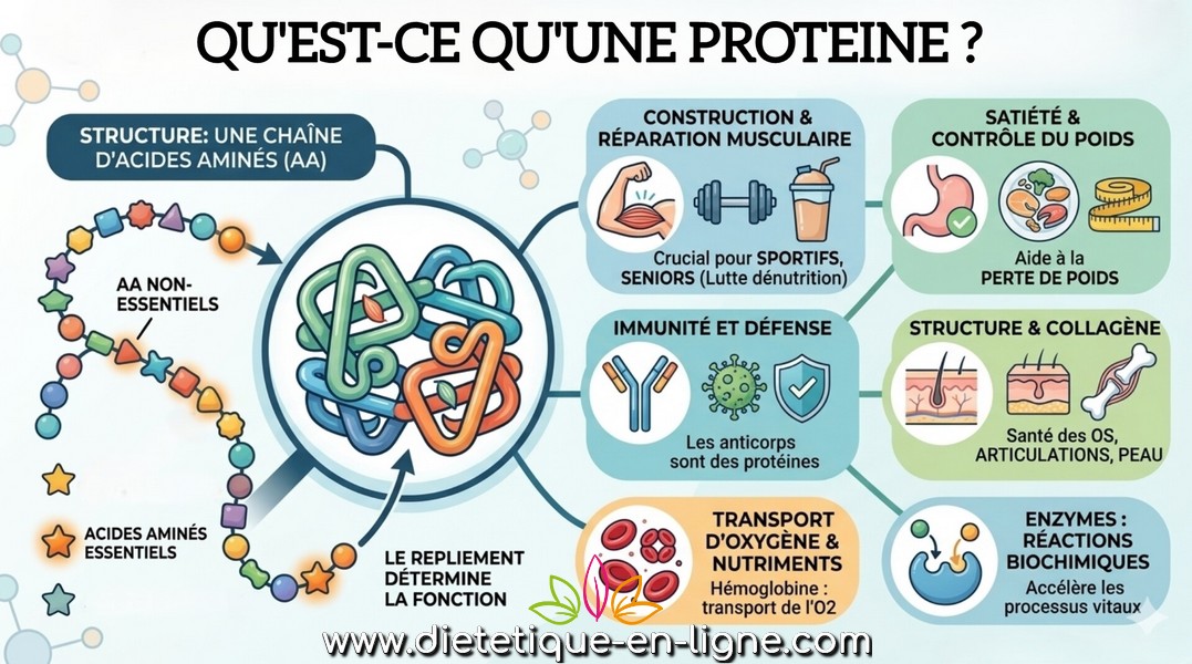 Rôles des Protéines - Diététique En Ligne - Caroline Bertossa