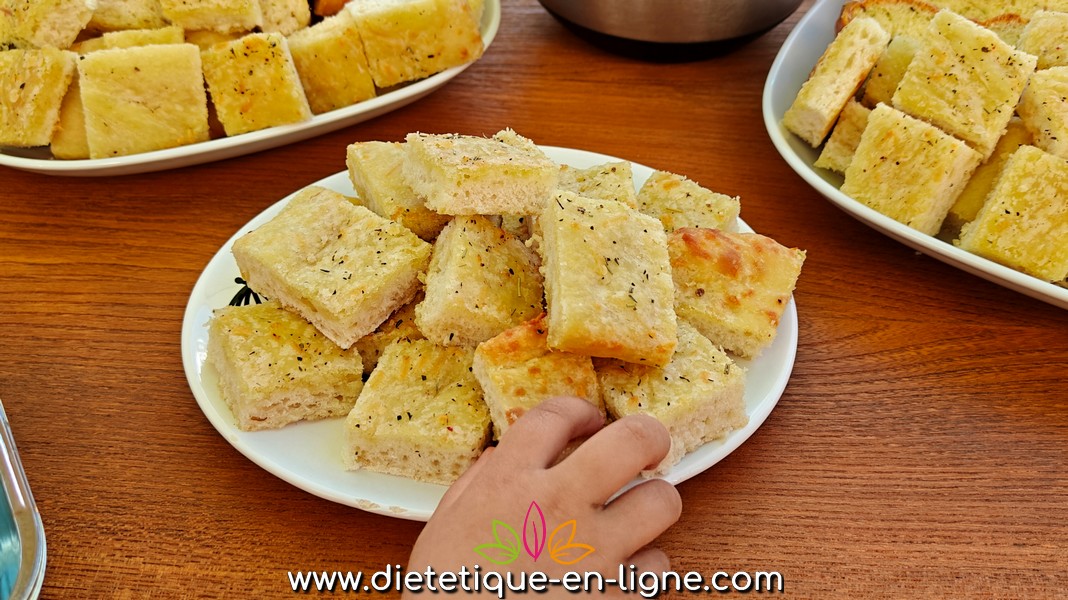 Focaccia Recette Italienne - Diététique En Ligne